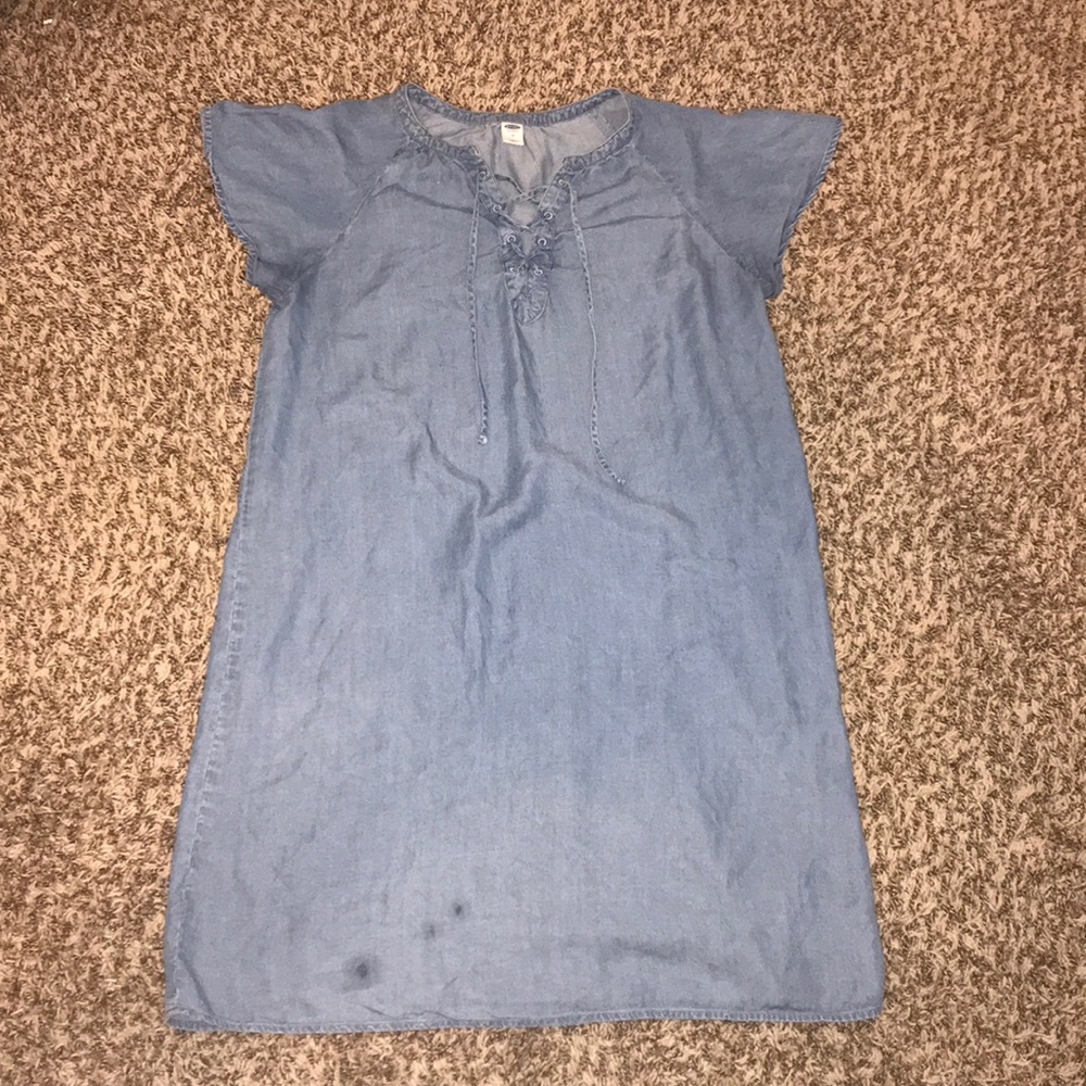 Old navy blue jean dress